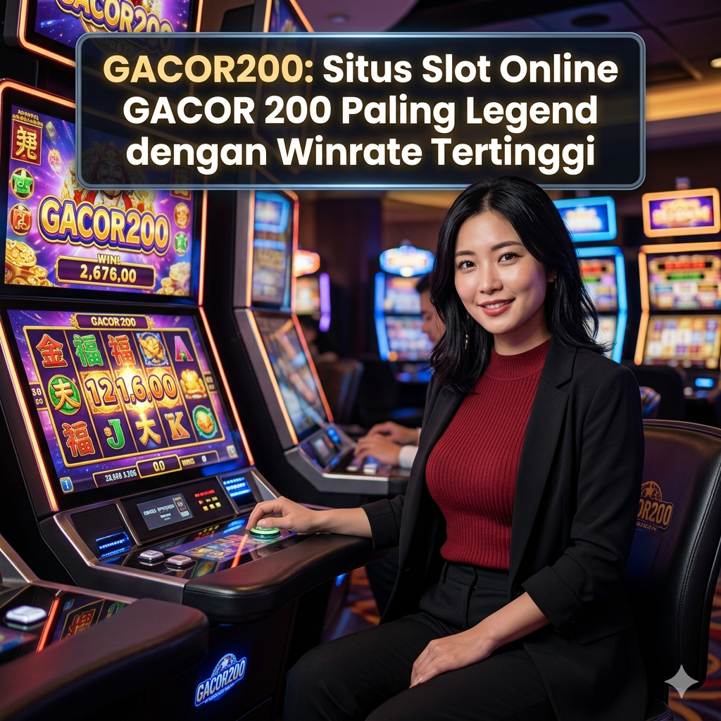 GACOR200: Situs Slot Online GACOR 200 Paling Legend dengan Winrate Tertinggi image 1